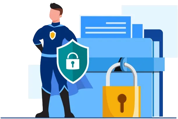 Data Security vector illustration